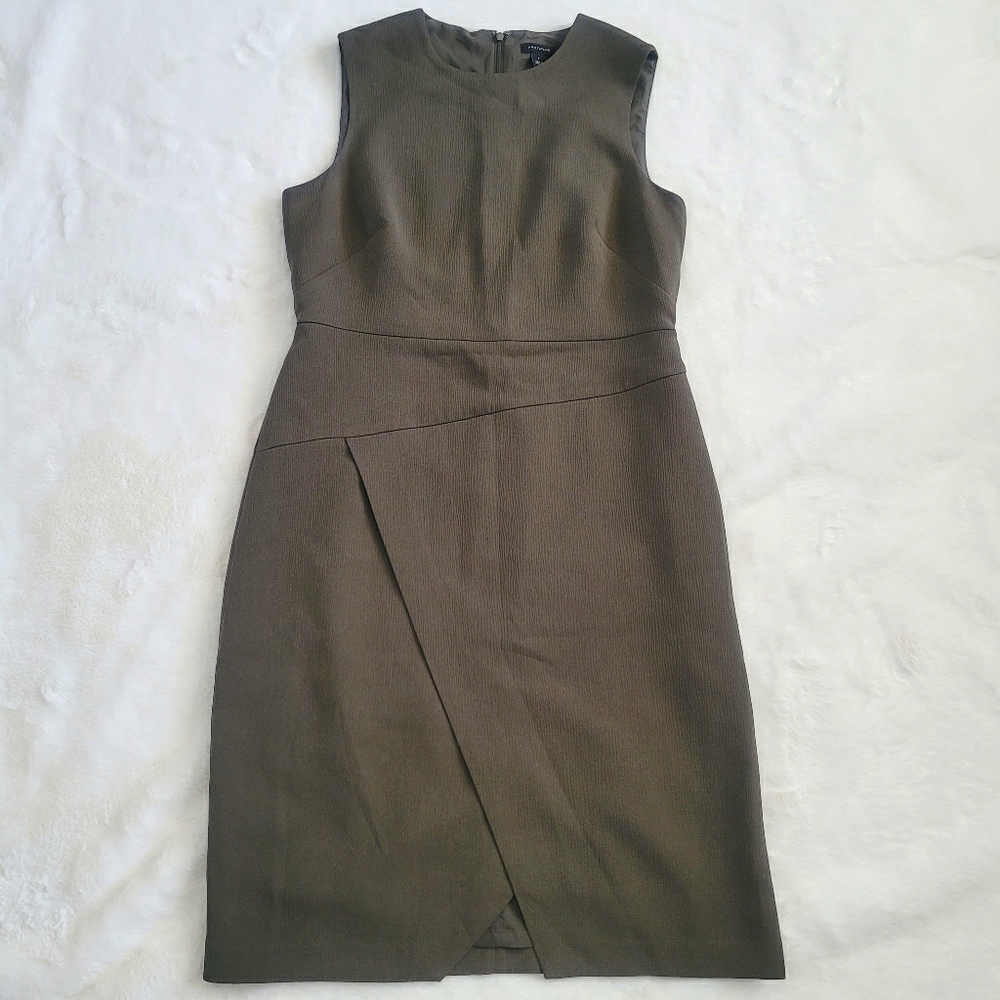 Ann Taylor Green Sheath Dress